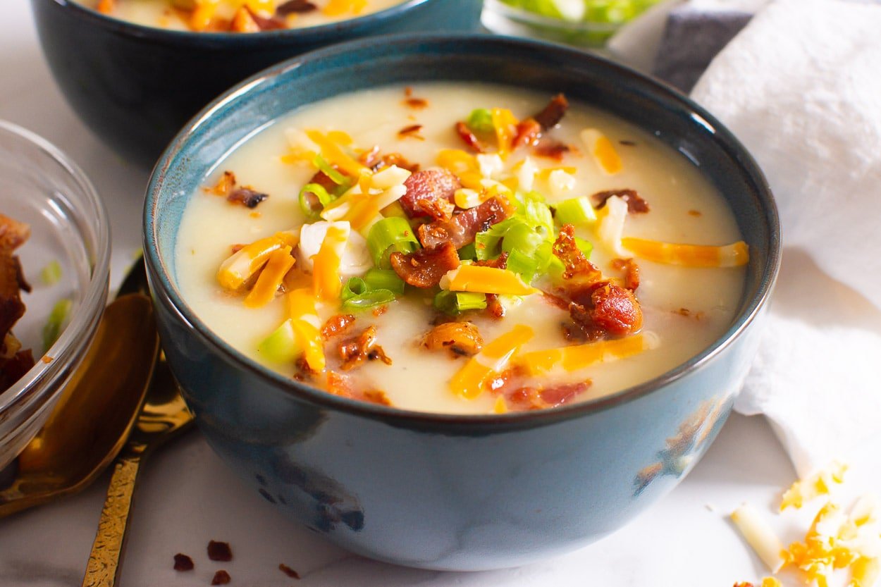 Instant Pot Potato Soup - Quick & Easy Recipe - DadCooksDinner