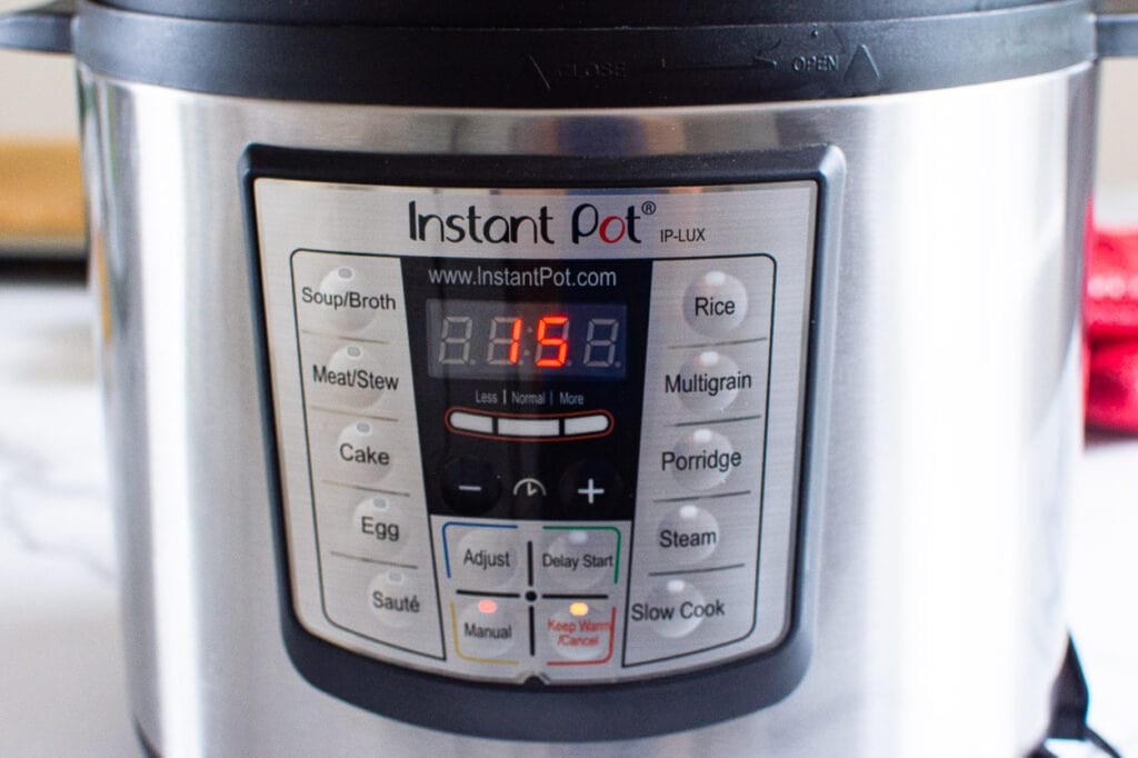 cook for 15 minutes instant pot