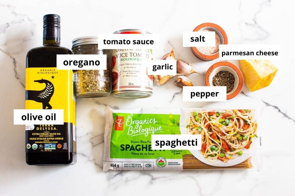easy spaghetti recipe ingredients