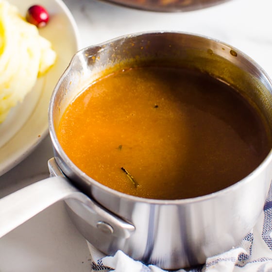 Healthy Turkey Gravy