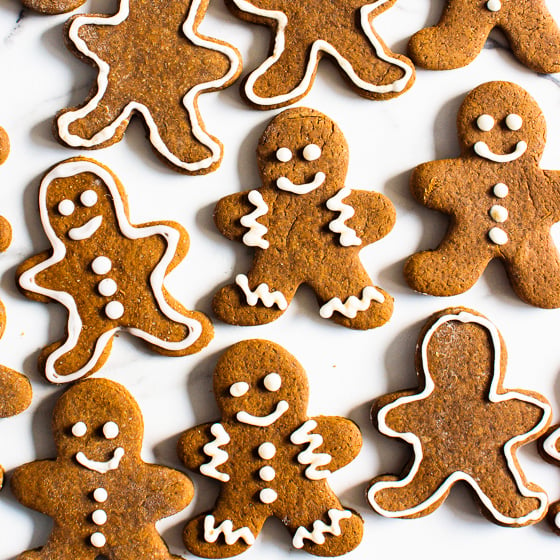 Healthy Gingerbread Cookies {Soft and Chewy!} - iFoodReal.com