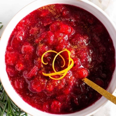 healthy cranberry sauce