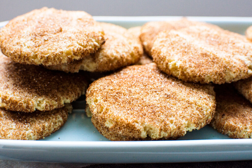 snickerdoodles made with almond flour