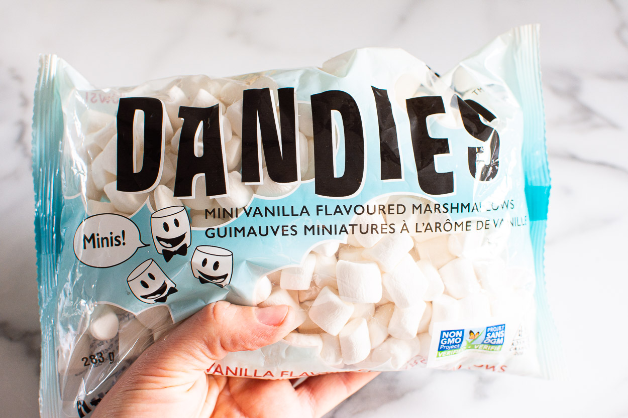 A bag if Dandie marshmallows.