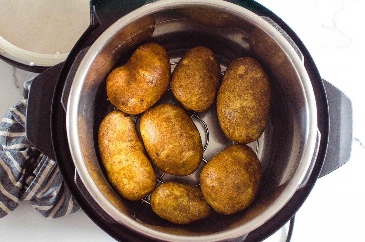 Instant Pot Baked Potatoes - iFOODreal.com