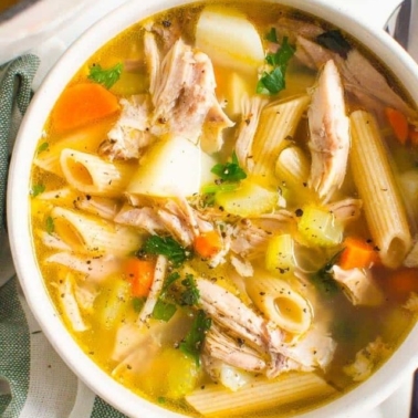 leftover turkey noodle soup