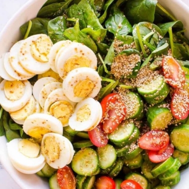 how to make spinach salad recipe