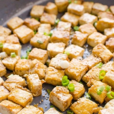 how to make crispy pan fried tofu