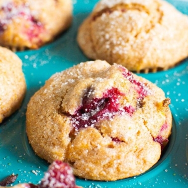 how to make healthy cranberry orange muffins