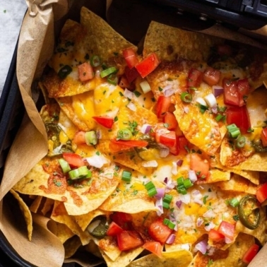 how to make air fryer nachos