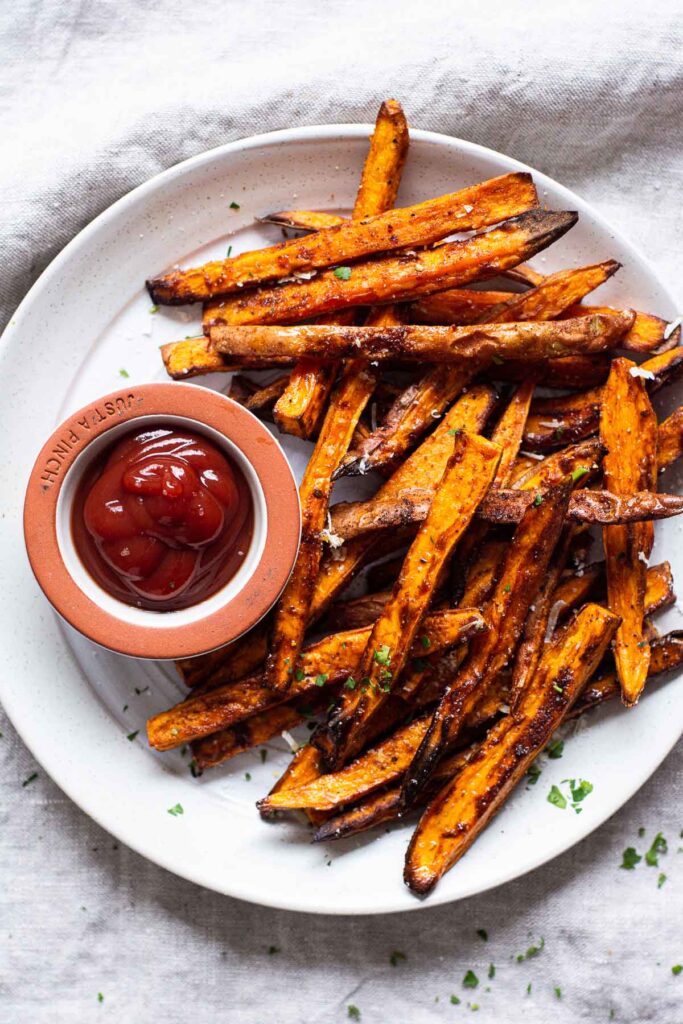 Air Fryer Sweet Potato Fries - Ifoodreal.com