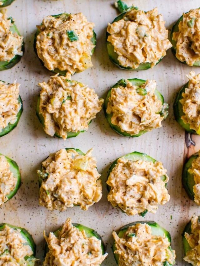 Cucumber Appetizers - iFOODreal.com