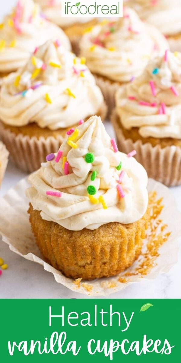 Healthy Vanilla Cupcakes