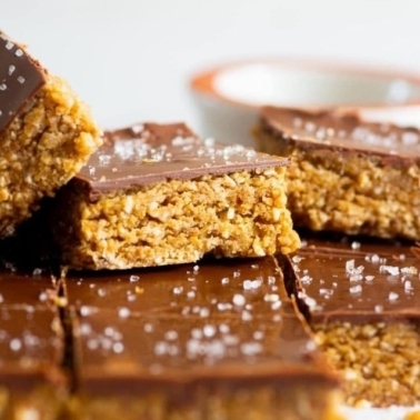 healthy no bake peanut butter oatmeal bars