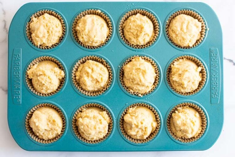 Almond Flour Yogurt Muffins - iFoodReal.com