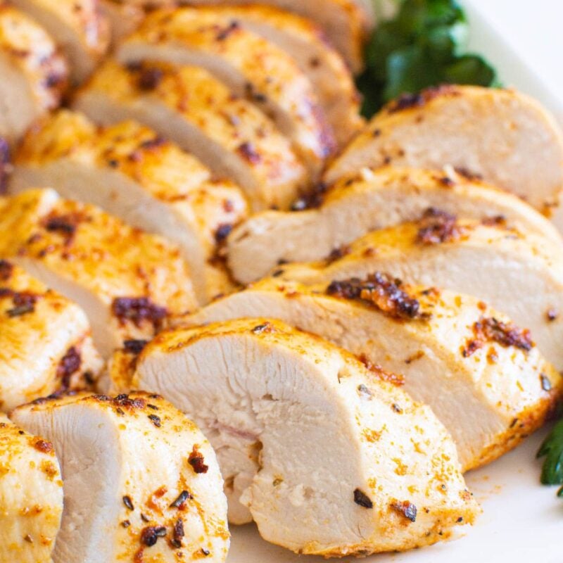 Air Fryer Chicken Breast (Juicy and Tender!) - iFoodReal.com