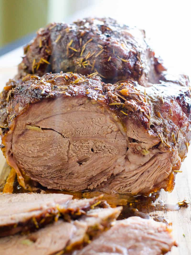 Boneless Leg of Lamb Roast - iFOODreal.com