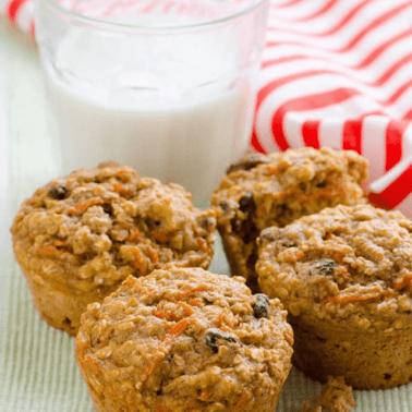 Healthy Carrot Muffins