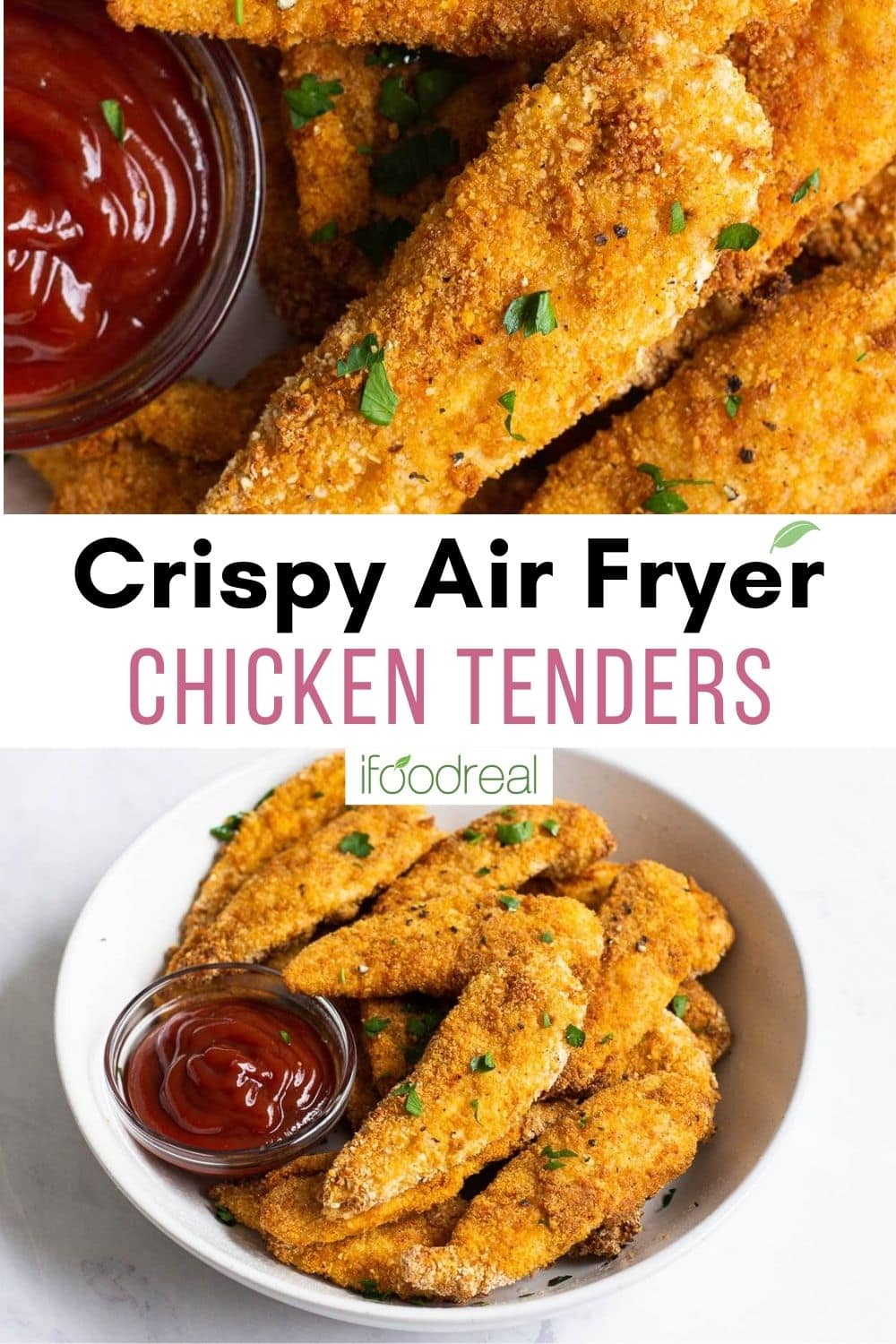 Air Fryer Chicken Tenders - iFoodReal.com