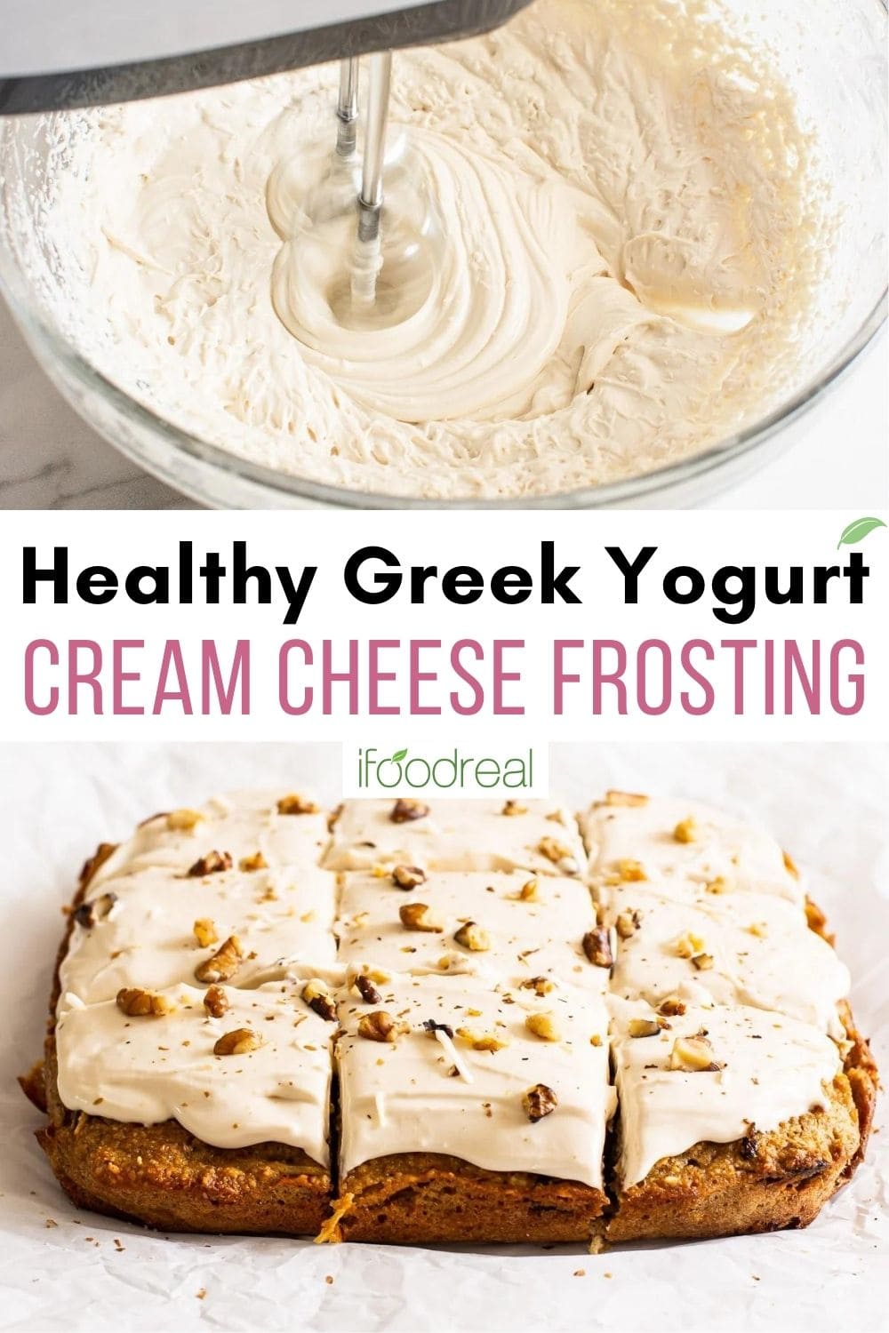 Healthy Cream Cheese Frosting With Greek Yogurt