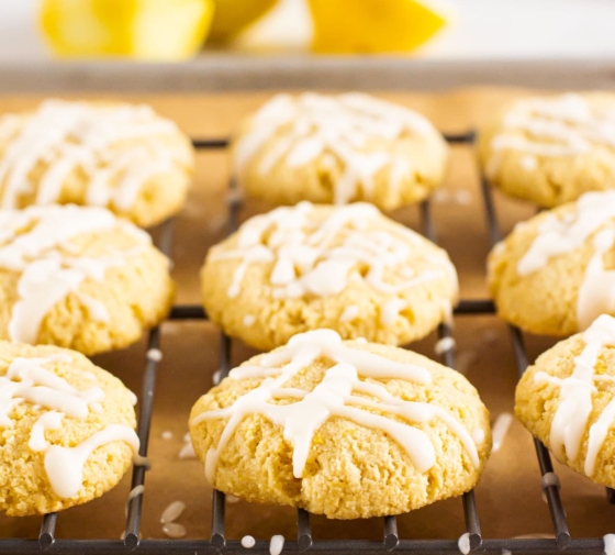 Healthy Lemon Cookies with Almond Flour