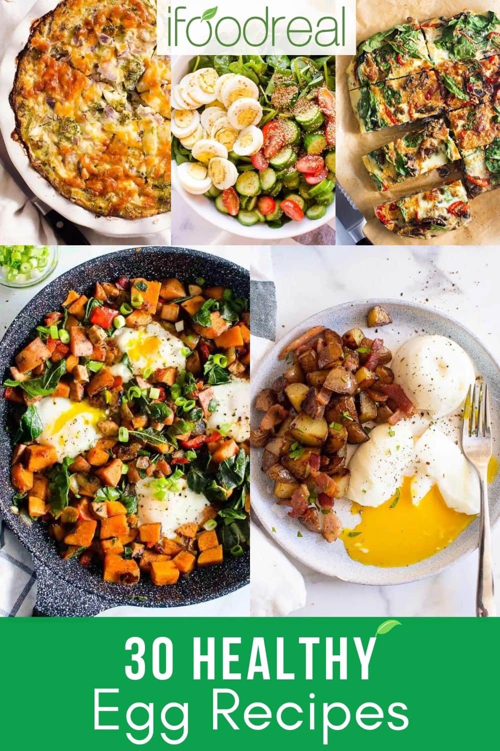 30 Healthy Egg Recipes - iFoodReal.com