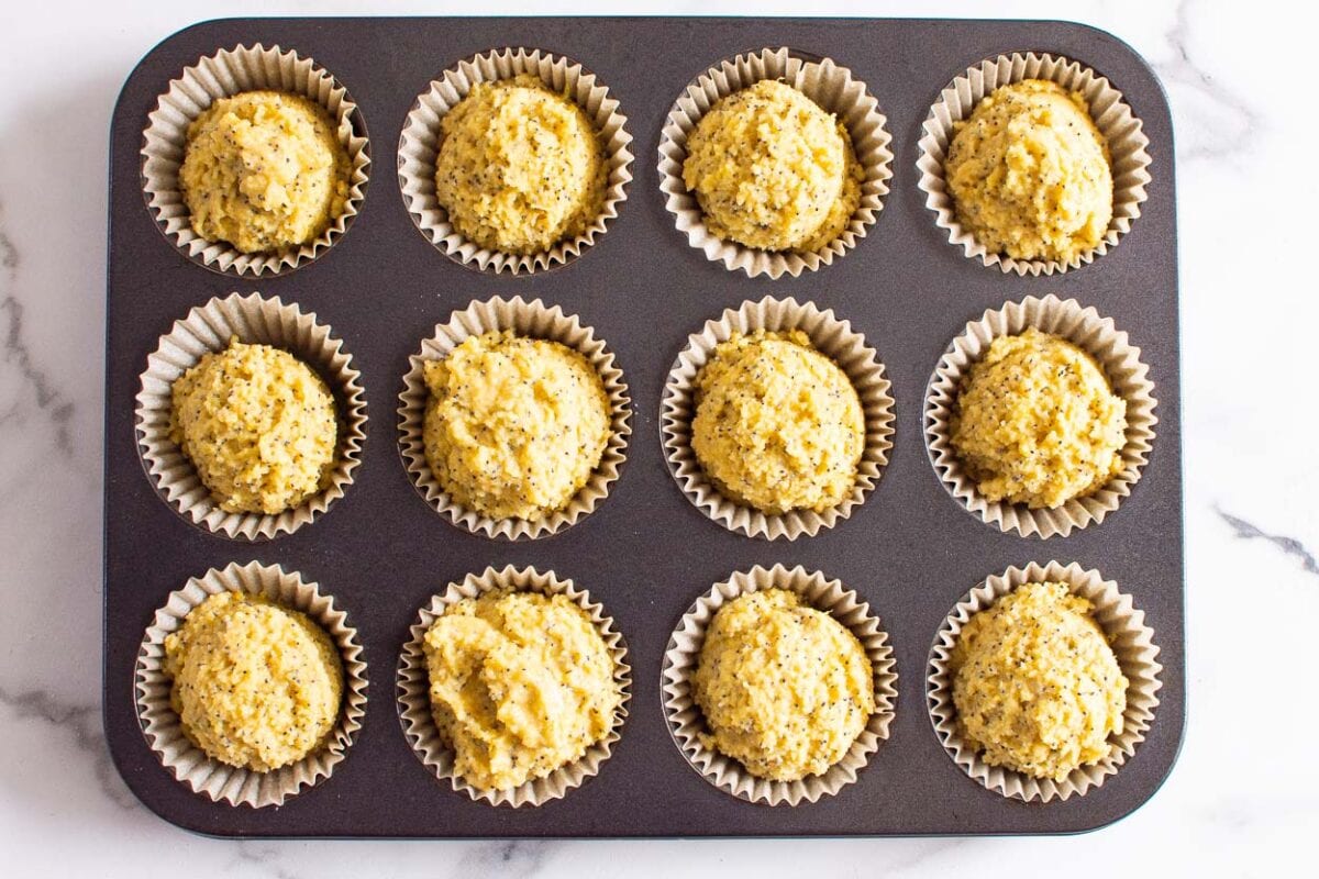 Healthy Lemon Poppy Seed Muffins
