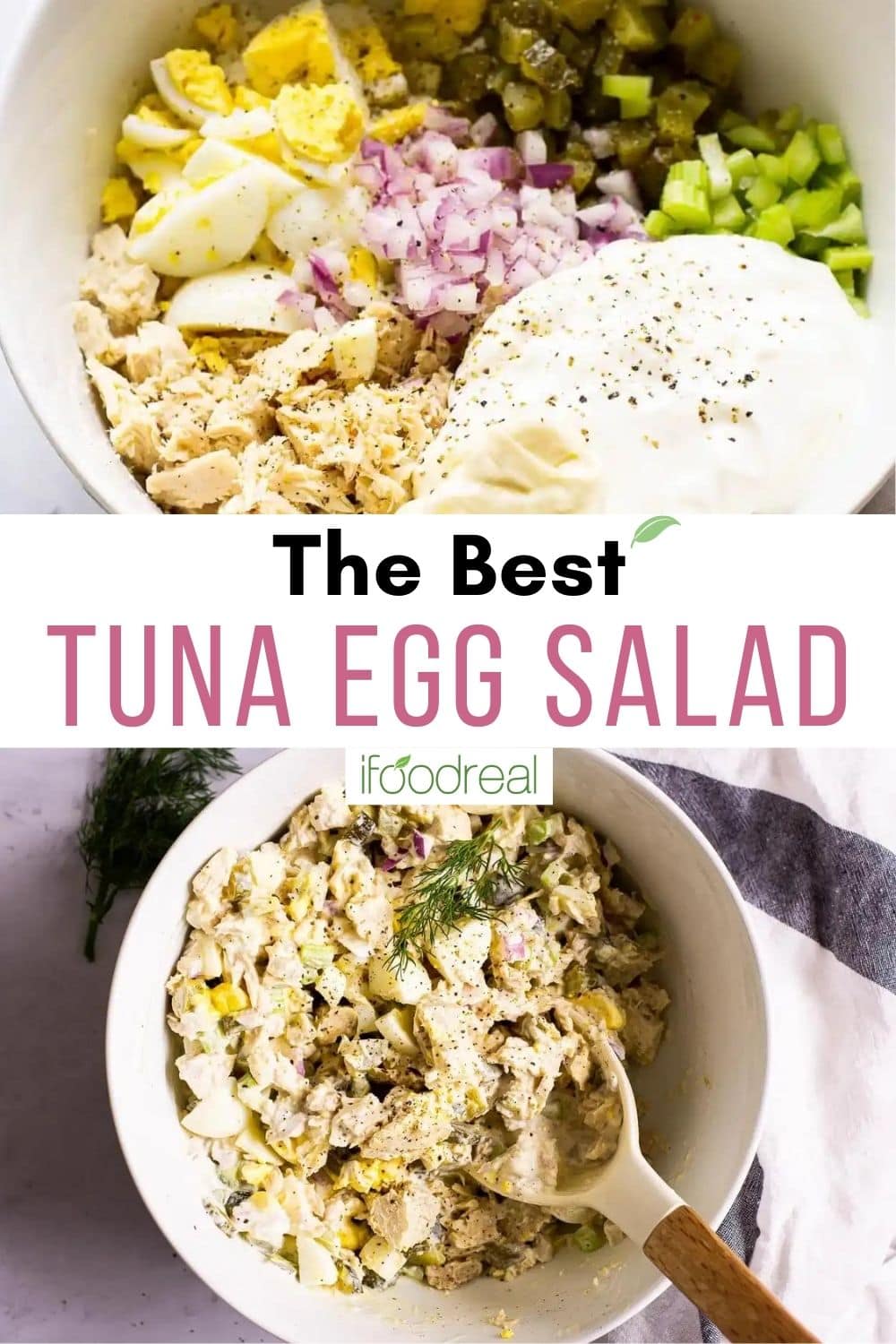 Tuna Egg Salad - iFoodReal.com