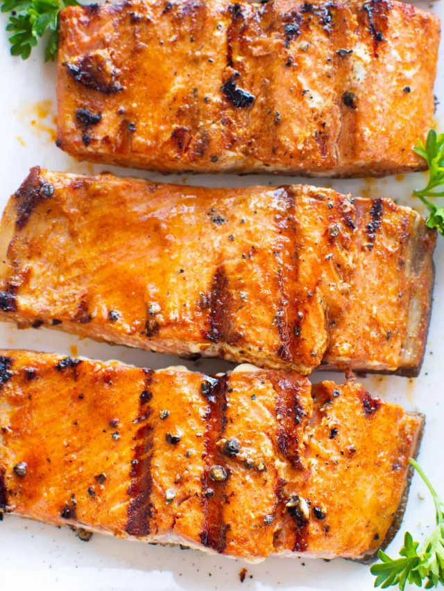 Grilled Salmon - iFOODreal.com
