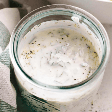 Healthy Ranch Dressing with Greek Yogurt