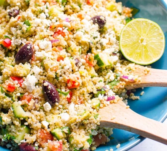 Mediterranean Quinoa Salad with Feta