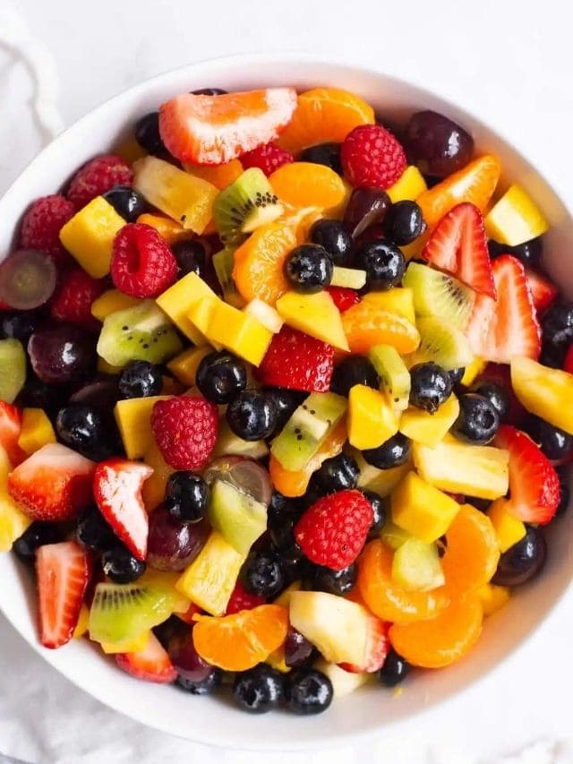 Healthy Fruit Salad - iFOODreal.com