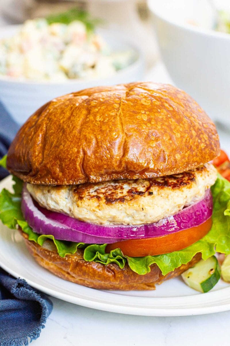 Ground Chicken Burgers