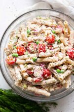 Healthy Tuna Pasta Salad - iFoodReal.com