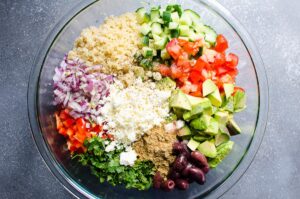 Mediterranean Quinoa Salad Recipe - iFoodReal.com