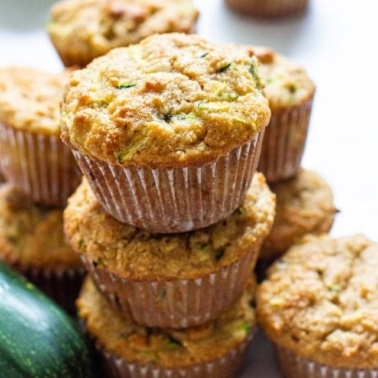 Almond Flour Zucchini Muffins