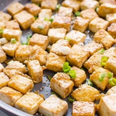 Crispy Pan Fried Tofu