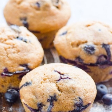 Healthy Blueberry Muffins