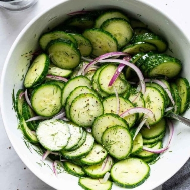 Healthy Cucumber Salad