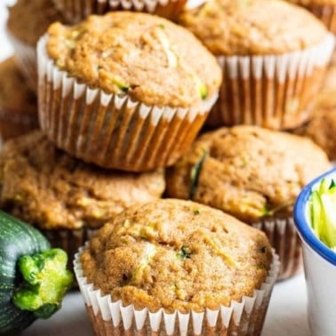 Healthy Zucchini Muffins