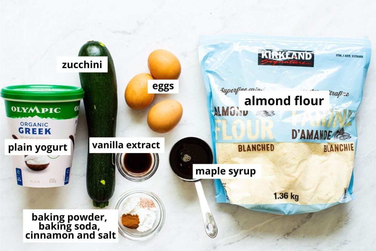 Almond Flour Zucchini Muffins