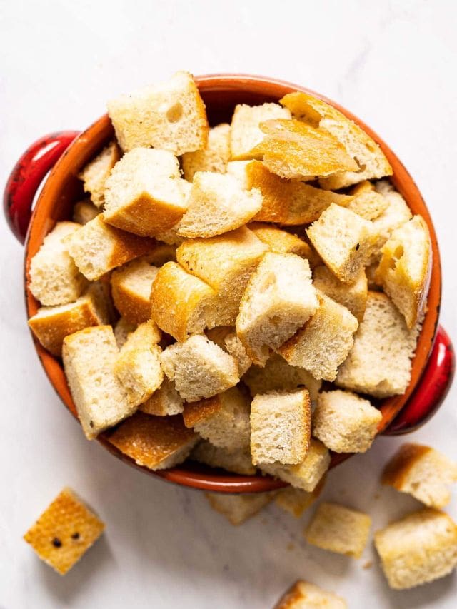 Sourdough Croutons Story - iFOODreal.com