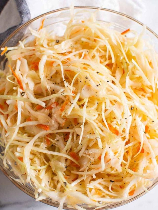 Vinegar Coleslaw (No Mayo) Story