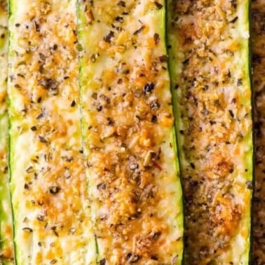 Baked parmesan zucchini sticks.