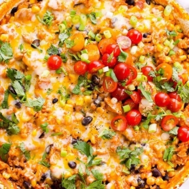 Chicken Burrito Skillet