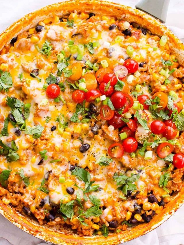 Chicken Burrito Skillet Story - iFoodReal.com