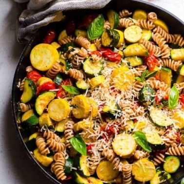 Zucchini and Tomato Pasta