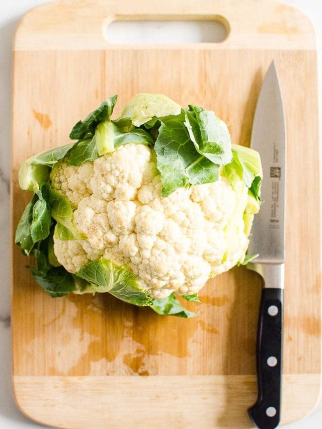 How To Cut Cauliflower Story IFoodReal Com   How To Cut Cauliflower 