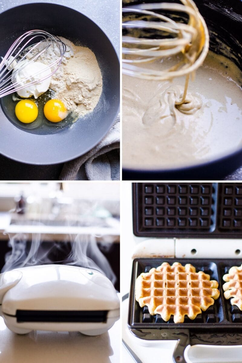 Protein Waffles Recipe - iFoodReal.com
