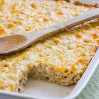 Baked Cauliflower Mac and Cheese